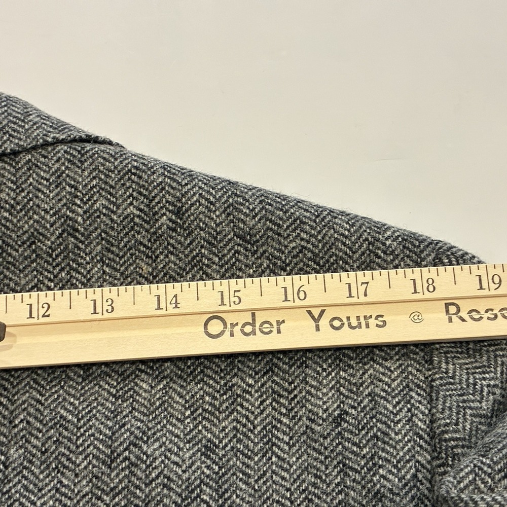 J.Crew Ludlow Moon Herringbone Tweed Wool Blazer 38R Gray Sport Coat Preppy - Picture 14 of 16